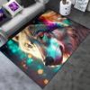 Jiospet Wolf Rugs for Bedroom - Kids Wolf Rug for Living Room Animal Carpet for Teens Decor Rug for Dining Room Cute Floor Mat, 3x5 Feet view 3