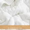 HiSnug White King Size Quilt Bedding Set, Reversible Lightweight Bed Spreads Oversized King Quilted Bedspread for All Seasons, Soft Washable, 3 Pieces, 1 Quilt (108x96 in) & 2 Pillow Shams (20x36 in) view 2