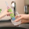 3 in 1 Cup Lid Cleaning Brush | Multifunctional Cleaning Brush Portable Cup Lid Cleaner with Brush | Cup Lid Gaps Cleaning Brush | Crevice Cleaning Brush for Bottle Gaps Tight Spaces Cup view 2