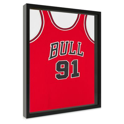 CCDCC 16x20 Large Shadow Box Picture Frame with Soft Linen Back, Black Wooden Youth Kids Jersey Frame Display Case with Tempered Glass Cover for Wall Display