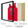 CCDCC 16x20 Large Shadow Box Picture Frame with Soft Linen Back, Black Wooden Youth Kids Jersey Frame Display Case with Tempered Glass Cover for Wall Display view 2