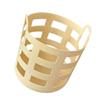 Ciieeo Hollow-out Plastic Laundry Basket Small Dirty Clothes Organizer Reusable Portable Chrome Laundry Hamper for Bathroom view 1