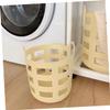 Ciieeo Hollow-out Plastic Laundry Basket Small Dirty Clothes Organizer Reusable Portable Chrome Laundry Hamper for Bathroom view 4