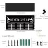 CREATCABIN Never Give Up Medal Hanger Display Medal Holder with Shelf Trophy Rack Sports Frame Wall Mount Medal Hooks Hanging Awards for Running Swimming Marathon Gymnastics Medals 15.7 x 7.9Inch view 2