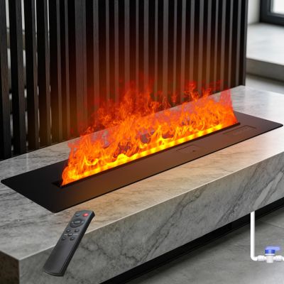 SXYSGF Water Vapor Fireplace,Ultra Real Flame,Recessed Dual Water, 47.25"