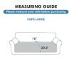 Genina 100% Waterproof Couch Cover for 3 Cushion Couch Sofa Cover for Dogs, Anti-Slip Sofa Covers Washable Couch Covers for Sectional Sofa L Shape Couch Protector, 1 Piece (Dark Gray, Sofa Large) view 2