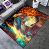 Jiospet Wolf Rugs for Bedroom - Kids Wolf Rug for Living Room Animal Carpet for Teens Decor Rug for Dining Room Cute Floor Mat, 3x5 Feet view 3