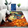 Jiospet Wolf Rugs for Bedroom - Kids Wolf Rug for Living Room Animal Carpet for Teens Decor Rug for Dining Room Cute Floor Mat, 3x5 Feet view 4