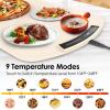 Food Warming Mat, Electric Warming Tray for Buffets & Parties, Silicone Heating Mat for Food with 9 Temperature Settings, Roll-Up Storage, 25.8"x15.6" view 3