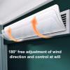 GMBAYUE Air Conditioning Deflector for Window, Adjustable Ac Vent Deflector Home, Drop-Proof Air Conditioner Deflector, Air Conditioning Windshield (Size : 120cm/47in) view 3