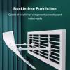 GMBAYUE Air Conditioning Deflector for Window, Adjustable Ac Vent Deflector Home, Drop-Proof Air Conditioner Deflector, Air Conditioning Windshield (Size : 120cm/47in) view 4