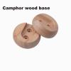 YUNDUOKEJI 4Set (8Pieces) Closet Pole Socket Wooden Closet Rod Holders Closet Rod Support with Screws view 4