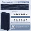 16 Pack Navy Blue Cheesecloth Table Runner, 10Ft Boho Gauze Table Runner 21x120 Inch Rustic Romantic Long Runner for Wedding Party Bridal Shower Thanksgiving Christmas Decoration view 2