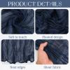 16 Pack Navy Blue Cheesecloth Table Runner, 10Ft Boho Gauze Table Runner 21x120 Inch Rustic Romantic Long Runner for Wedding Party Bridal Shower Thanksgiving Christmas Decoration view 4
