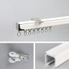 Track curtains ceiling mount,Basement ceiling coveringCafe curtain rodScope of application: Suitable for living rooms,bathrooms,bedrooms,ceilings,bay windows ( Color : White top , Size : 2.9m/9.5ft/ view 1