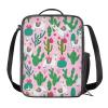 KUIFORTI Girls Lunch Box Accessories for Kids Lunch Bag Toddler Lunchboxes Kids Womens Lunch Bags for Work Travel School,Sheep Cactus Pink view 1