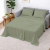 Cottington Lane Sleeper Sofa Sheets Full Size, 4 Piece Premium Quality 100% Egyptian Cotton Sofa Bed Sheet Set for Pull Out Couch, Loveseat & Sectional, 8 Inch Deep Pocket, Sage view 1