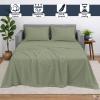 Cottington Lane Sleeper Sofa Sheets Full Size, 4 Piece Premium Quality 100% Egyptian Cotton Sofa Bed Sheet Set for Pull Out Couch, Loveseat & Sectional, 8 Inch Deep Pocket, Sage view 2