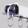 Oracra Heavy Duty Ceiling Track Curtain Rail Set, White Curtain Rail Track Straight, Slide Curtain Rod Pole Room Partition Bar, Curtain Rods System (Color : Ceiling Mount, Size : 5.3m/17.4ft) view 1