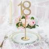ihreesy Wedding Table Number Holders,Glitter Wooden Table Numbers 1-10 Wood Number with Holder Base for Receptions,Banquets,Birthdays Parties Decoration,#05 view 3