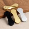Self adhesive drawer handles,Handlesdoor handles,2pcs Cabinet Knobs Aluminium Adhesive Glass Door Handle Barn Shed Garage Door Handles self-Adhesive Sliding Gate Pulls Kitchen Bar Levers Cupboard Hand view 3