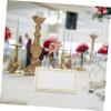 Ciieeo 50pcs Elegant Foil Place Cards for Table Setting Blank Name Cards for Weddings Parties Events Decorative Table for Seating Arrangements view 2