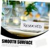 Ciieeo 50pcs Elegant Foil Place Cards for Table Setting Blank Name Cards for Weddings Parties Events Decorative Table for Seating Arrangements view 4