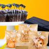 Fuyoooo 100 Pcs 2026 Graduation Party Favor Bags One Smart Cookie Treat Bags with Stickers Kraft Paper Candy Gifts 7.1 x 7.5 in for Guests Congrats Grad Party Supplies view 4