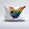 Boasorte LGBTQ+ Rainbow Equality Prints Duvet Cover Set | Pride Flag Rainbow Stripe Design Bedding Set | with Soft Duvet Cover+2 Pillow Shams(3pcs) or Sheet (4pcs) (A,Full-4PCS) view 3