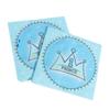 VINTORKY Cartoon Printed Birthday Napkins 20pcs Boys and Girls Party Napkins Birthday Party Supplies Fun Prince Design view 1