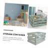 Outanaya 1pcs Solid Wood Multi-purpose Storage Basket Small Rectangular Container for Organizing Toys Sundries and Cosmetics Aged view 3