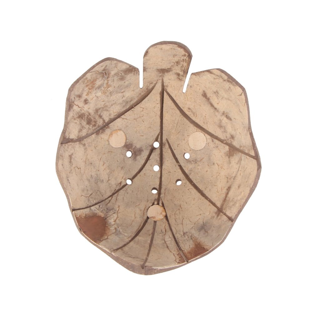 Hoement 1pc Creative Maple Leaf Soap Dish Premium Bathroom Storage Tray Decorative Soap Container for Kitchen Bath Draining Design Tidy Home