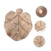 Hoement 1pc Creative Maple Leaf Soap Dish Premium Bathroom Storage Tray Decorative Soap Container for Kitchen Bath Draining Design Tidy Home view 3