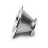 NETFEN Fitting, KF-16/25/40/50 Vacuum Tri Clamp Reduer SUS304 Stainless Sanitary Pipe Fitting Beer Brewing Silver (Color : Reducing, Size : KF40 to KF50) view 1