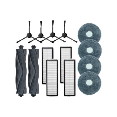 JUCFRDNJ Compatible for Dreame L10S Pro / RLS6L / S10+ Roller Brush Side Brush Filter Mop Cloth Rags Vacuum Cleaner Parts