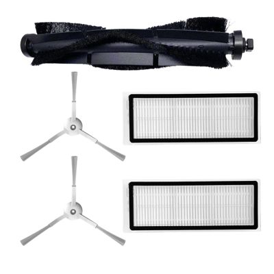 HAvern Robot Vacuum Cleaner Accessory Main Brush Side Brush Filter Mop Pad Compatible for 360 S9 X90 X95 (Color : As Shown a)