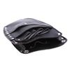 Barber Scissors Belt Waist Bag Black Leather with Adjustable Buckle view 1