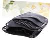 Barber Scissors Belt Waist Bag Black Leather with Adjustable Buckle view 3