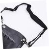 Barber Scissors Belt Waist Bag Black Leather with Adjustable Buckle view 4