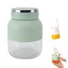 HomeLoft Basics Wireless Portable Juice Machine, USB Charging High Heat Resistance Citrus Juicer Electric Portable Electric Juicer with Safe Lock for Self Driving Tour Picnic (Light Green) view 1