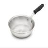 8-inch Wear-Ever aluminum fry pan with natural finish and silicone handle view 1