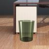 Bothyi Trash Can Garbage Container Transparent Minimalist Round Wastebasket Dustbin for Office Dressing Table Kids Room Kitchen, Green M view 2