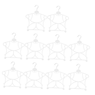 Ciieeo 10pcs Boy Girl Clothes Hangers Non- Boy Girl Clothing Hangers for Closet Organization Smooth Finish for and Skirts Space-Saving Design