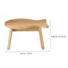 Alipis Mini Stool for Living Room Wooden Footstool Step Stool for Boys and Girls view 2