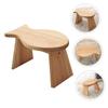 Alipis Mini Stool for Living Room Wooden Footstool Step Stool for Boys and Girls view 4