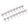Marhynchus Quilt Cover Clip, 16pcs Bed Duvet Sheet Fixing Clip Mushroom Shaped Quilt Fixator Fasteners for Home Cushion, Sheet Fasteners (Grey) view 2