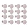 Marhynchus Quilt Cover Clip, 16pcs Bed Duvet Sheet Fixing Clip Mushroom Shaped Quilt Fixator Fasteners for Home Cushion, Sheet Fasteners (Grey) view 3