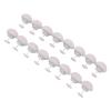 Marhynchus Quilt Cover Clip, 16pcs Bed Duvet Sheet Fixing Clip Mushroom Shaped Quilt Fixator Fasteners for Home Cushion, Sheet Fasteners (Grey) view 4