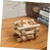 Cabilock Natural Driftwood Style Candle Holder Wooden Craft Home Rustic Elegant view 3