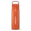 LifeStraw Go Series Insulated Steel Water Filter Bottle, 18 oz, Kyoto Orange view 1